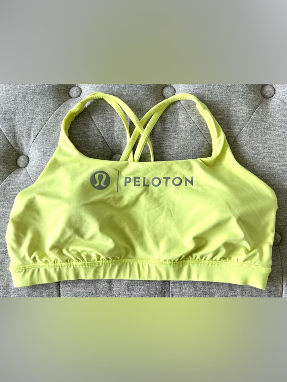 Peloton Lululemon Cadent Strappy Y Back Bra XL size 14